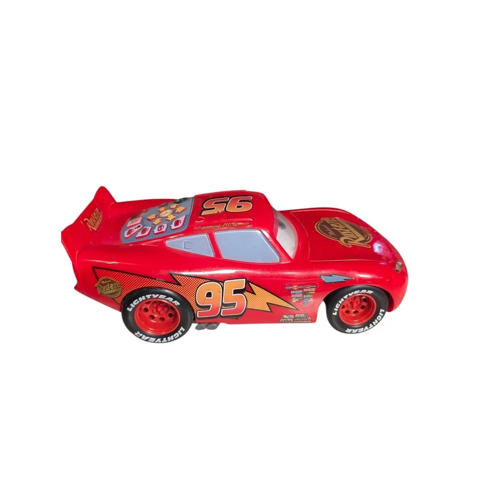 Disney Pixar Cars Fast Talking Lightning McQueen Red Race Car Untested For Parts